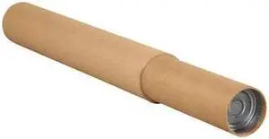 PARTNERS BRAND P32544AT Adjustable Tubes, 3 1/4" x 24 - 44", Kraft, PK25