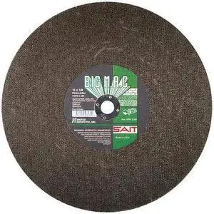 UNITED ABRASIVES/SAIT 23464 Abrasive Cut-Off Wheel, Type 1, 14 in Dia, 0.125 in