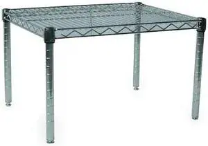 ZORO SELECT 2HFX3 Low Prof Dunnage Rack,800 lb.,Wire,36 W