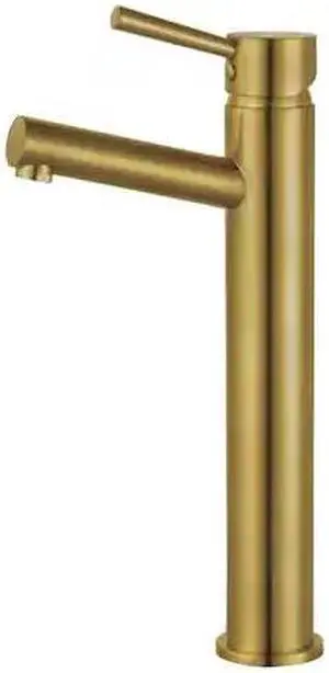 FAUCETURE LS8413DL LS8413DL Concord Single-Handle Vessel Faucet, Brushed Brass