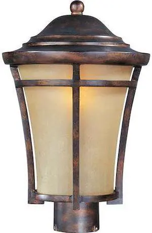 MAXIM 40160GFCO Balboa VX 1-Light 10" Wide Copper Oxide Outdoor Pole/Post Mount