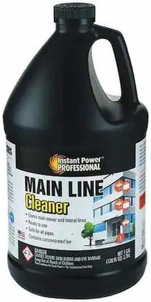 INSTANT POWER PROFESSIONAL 8885 Main Line Cleaner,1 gal.,Odorless,PK4