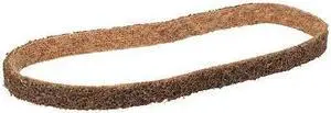 SCOTCH-BRITE 61500072709 Sanding Belt, 1/2 in W, 18 in L, Non-Woven, Aluminum