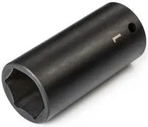 TEKTON SID23025 1/2 Inch Drive x 1 Inch Deep 6-Point Impact Socket