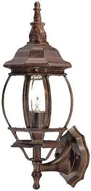 ACCLAIM LIGHTING 5051BW Wall Light,Burled Walnut,1-Light ACCLAIM LIGHTING 5051BW Wall Light,Burled Walnut,1-Light