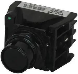 EATON E34EX707B-GR1 Hazardous Location Push Button, 30 mm, 2NO/2NC, Black