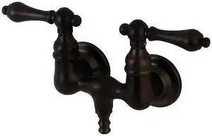 KINGSTON BRASS AE31T5 Wall-Mount Clawfoot Tub Faucet, Oil Rubbed Bronze, Tub