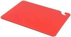 SAN JAMAR CB152012RD Cutting Board,20 x 15 x 1/2 In,Red