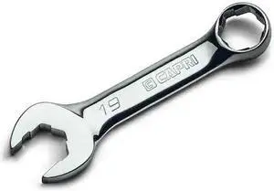CAPRI TOOLS CP11750-M19SB 19 mm WaveDrive Pro Stubby Combination Wrench for CAPRI TOOLS CP11750-M19SB 19 mm WaveDrive Pro Stubby Combination Wrench for