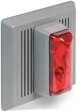 EDWARDS SIGNALING 869STRR-AQ Horn Strobe, Horn, Continuous, 24 V AC, 24V DC, 90