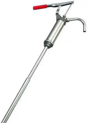 DAYTON 38Y792 Hand Drum Pump,Stainless Steel,3/4In OD