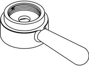 CENTRAL BRASS G-7114-V Self-Closing Lever Vandal Proof Handle With Screw,