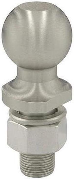 CURT 40081 Trailer Ball,1"x2-1/8" Shank,SS,1-7/8"
