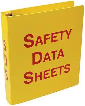 ACCUFORM ZRS641 Binder, Safety Data Sheets, 10 5/8 in W, 11 5/8 in H