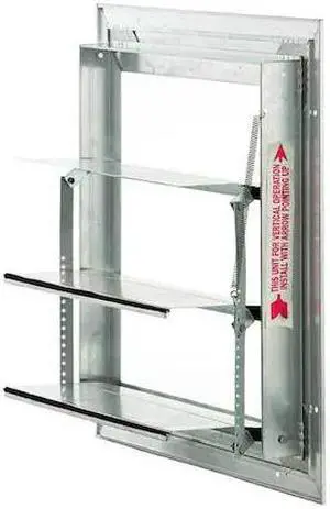 DAYTON 4HX73 Damper,Backdraft