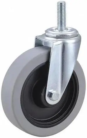 ZORO SELECT 32J895 Swivel Stem Caster,Polyurthn,5 in,300 lb