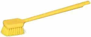 TOUGH GUY 48LZ55 3 1/2 in W Scrub Brush, Stiff, 15 3/4 in L Handle, 4 1/2 in L