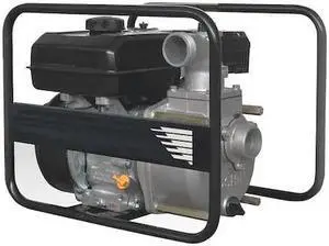 ZORO SELECT 24D038 Semi-Trash Pump,2In NPT,6 HP