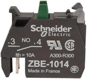 SCHNEIDER ELECTRIC ZBE1014 Contact Block,1NO Slow Break,22mm
