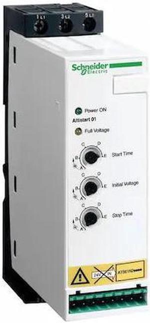 SCHNEIDER ELECTRIC ATS01N232LU Soft Start,208-230VAC,32A,3 Phase