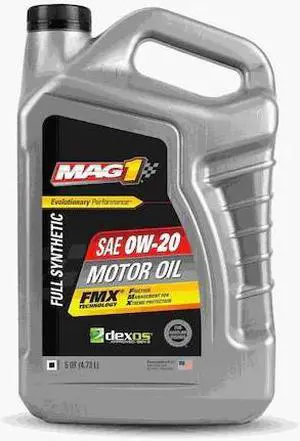 MAG 1 MAG65828 Engine Oil, 0W-20, Synthetic, 5 Qt.