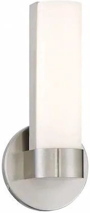 NUVO 62-731 Bond Single 9-1/2 in. LED Vanity White Acrylic Lens Brushed NUVO 62-731 Bond Single 9-1/2 in. LED Vanity White Acrylic Lens Brushed