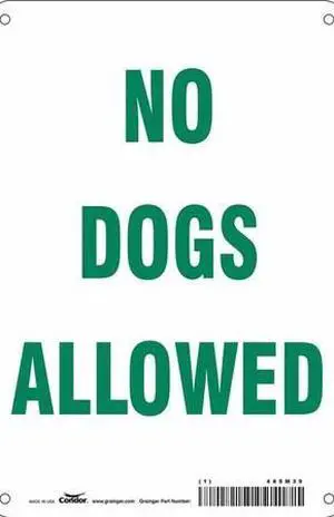 CONDOR 485M39 Safety Sign,7" Wx10" H,0.032" Thick