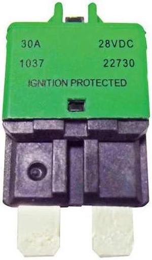 EATON BUSSMANN CB227-30 Automotive Circuit Breaker, CB227 Series, 30 A