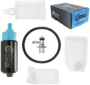 QUANTUM HFP-390-UR2T InTank EFI OEM Replacmt Fuel Pump w/ Regulator,Tank Seal