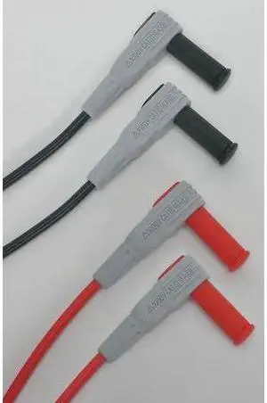 ZORO SELECT 4WRA7 Modular Test Lead Kit, CAT III 1000V, Shrouded, Right Angled