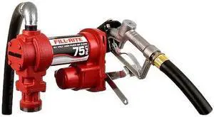 FILL-RITE FR4410H Fuel Transfer Pump, 24VDC, 20 GPM, 1/4 HP, Cast iron, 1" FNPT