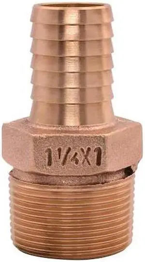LEGEND VALVE 312-017 1" X 1-1/4" M BZE MALE ADAPTER