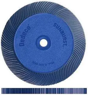 DEDECO 1899 SUNBURST 7-5/8'' X 1'' TC BLUE 400 GRIT (A/O) 1/UNIT