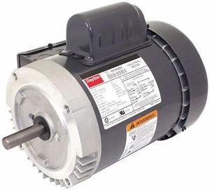 DAYTON 6K342 Capacitor-Start General Purpose Motor, 1/2 hp HP, 115/208-230V AC