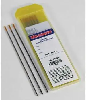 WESTWARD 31GH52 Welding Electrode 1/4" Dia., AWS A5.12, Type TE15L, PK5