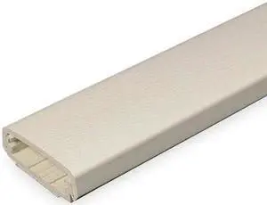 LEGRAND 800BAC Cover Plate Raceway, 800 Series, 1 Channel, 1-5/16 in W, 7/16 in