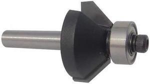WESTWARD 16Y608 Chamfer Rtr Bit,Carbide Tipped,1-1/4 In