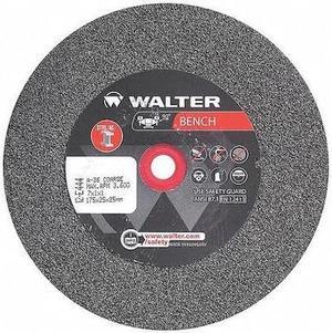 WALTER SURFACE TECHNOLOGIES 12E444 Grinding Wheel,T1 7"x1"x1" 36g Coarse