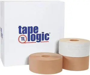 TAPE LOGIC T9067700 Tape Logic No 7700 Reinforced Water Activated Tape, 3" x