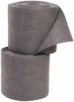 SPILLTECH GRSL150H Sorbent Roll, Universal, 54 gal Vol Absorbed per Pkg, 15 in