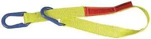 LIFT-ALL UU2802NX4 Web Sling, Type U, 4 ft L, 2 in W, Nylon, Yellow