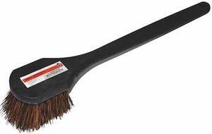 TOUGH GUY 400F91 3 in W Scrub Brush, Medium, 20 in L Handle, 4 in L Brush,