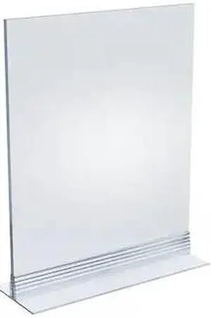 AZAR DISPLAYS 102718-10PK 8" x 10" Vertical/Horizontal W/ T-strip Holder, PK10