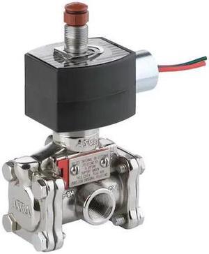 REDHAT EF8316H301 Solenoid Valve, 3-Way, 2-Position, Normally Closed, 1/4 in