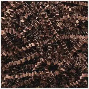 PARTNERS BRAND CP10G Crinkle Paper, 10 lb., Chocolate, 1/Case