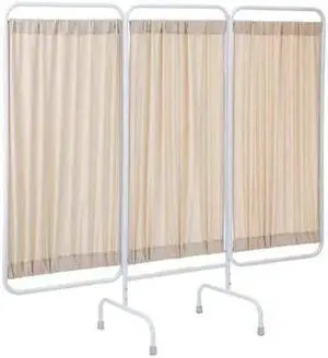 R&B WIRE PRODUCTS PSS-3/AM/BGF Three Panel Stationary Privacy Screen with