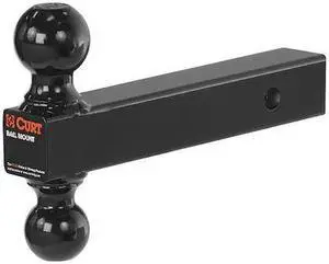 CURT 45660 Multi-Ball Mount,2" Solid Shank,45660