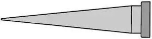 WELLER T0054442399 Soldering Tip, Conical, 0.2 mm, For Use With Wsp80 Pencil
