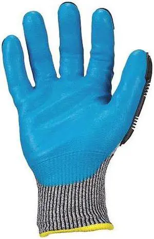 IRONCLAD PERFORMANCE WEAR KKC5BW-04-L Coated Gloves, HPPE/Nitrile Palm, Acrylic