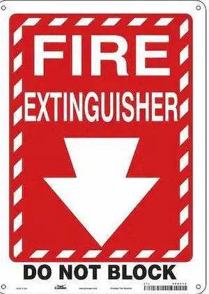 CONDOR 469Y12 Safety Sign,10" W,14" H,0.032" Thickness